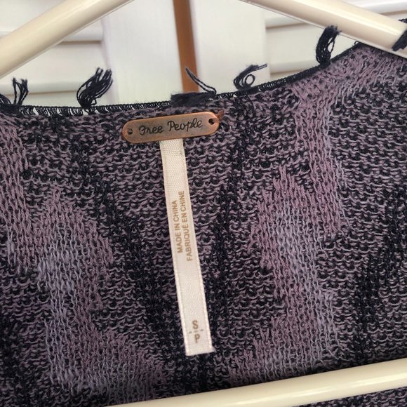 FREE PEOPLE Snakeprint Boho Open Cardigan - Picture 3 of 8